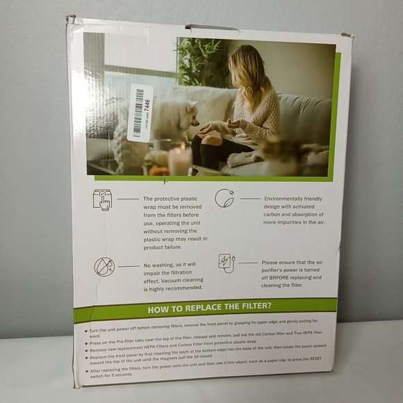 Fil-Fresh HEPA Replacement Filters 2 Pak Fits Air Cleaner Model 5300, 6300 - Picture 2 of 3